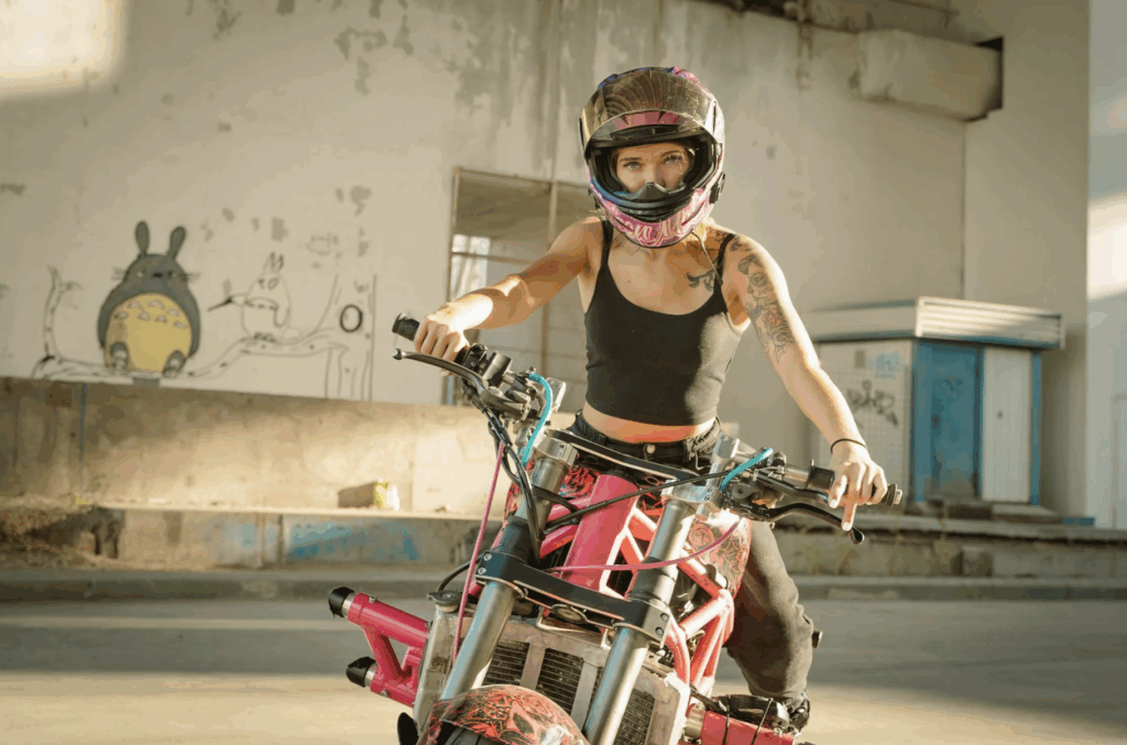 hair care for motorcycle riders